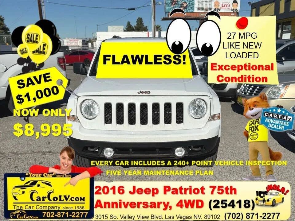 2016 Jeep Patriot Sport 75th Anniversary 4WD