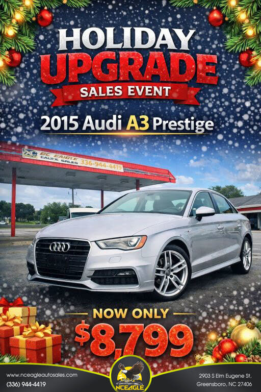 2015 Audi A3 2.0T quattro Prestige Sedan AWD