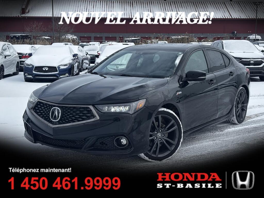 2018 Acura TLX FWD with Technology and A-Spec Package