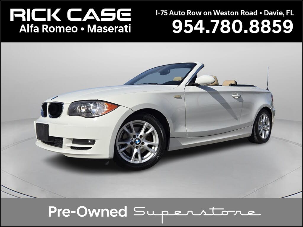 2009 BMW 1 Series 128i Convertible RWD