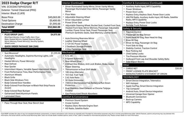 2023 Dodge Charger R/T RWD