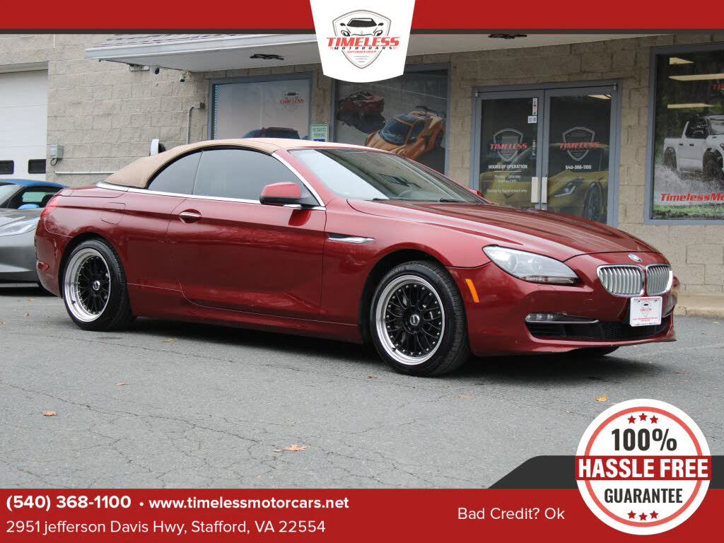 2012 BMW 6 Series 650i Convertible RWD