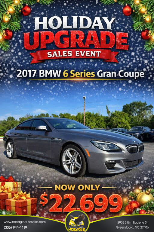 2017 BMW 6 Series 650i xDrive Gran Coupe AWD