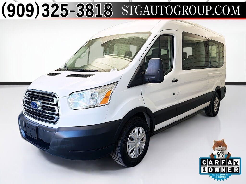 2019 Ford Transit Passenger 350 XLT Medium Roof LWB RWD with Sliding Passenger-Side Door