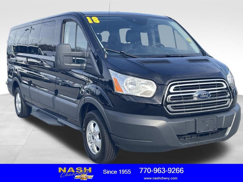 2018 Ford Transit Passenger 350 XLT Low Roof LWB RWD with 60/40 Passenger-Side Doors
