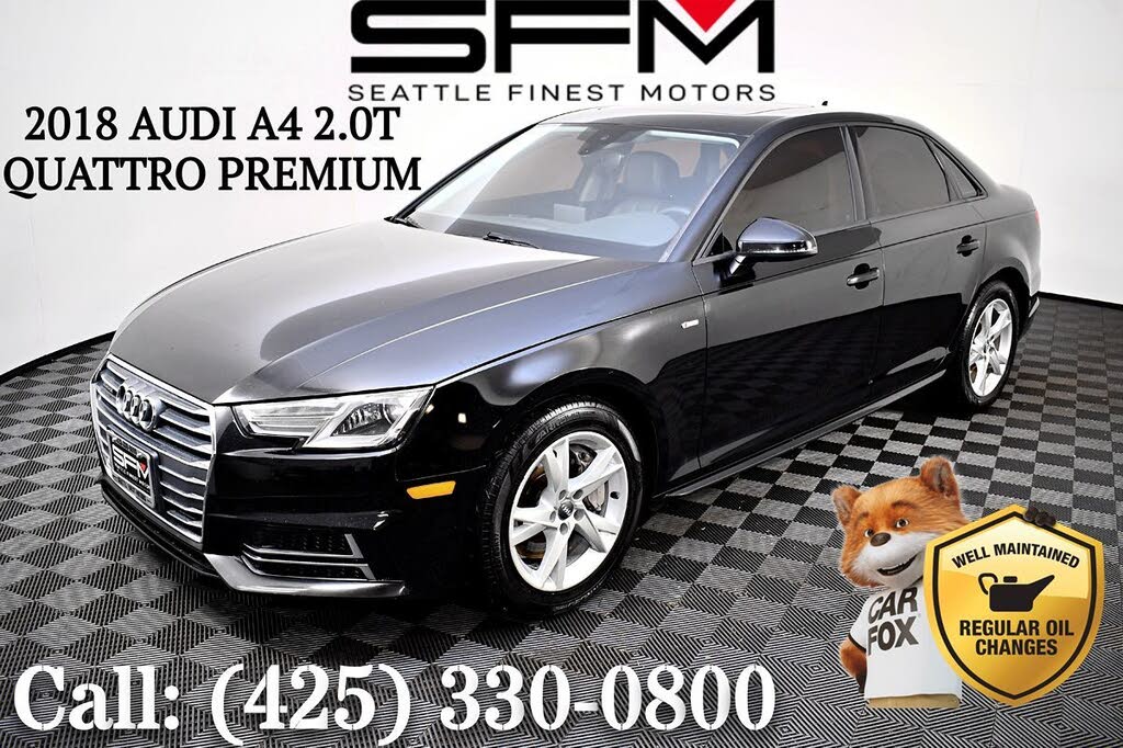 2018 Audi A4 2.0 TFSI quattro Premium AWD