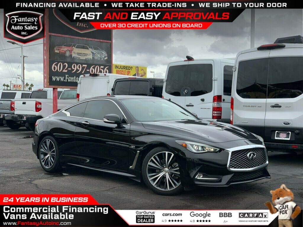 2018 INFINITI Q60 3.0t Luxe Coupe RWD