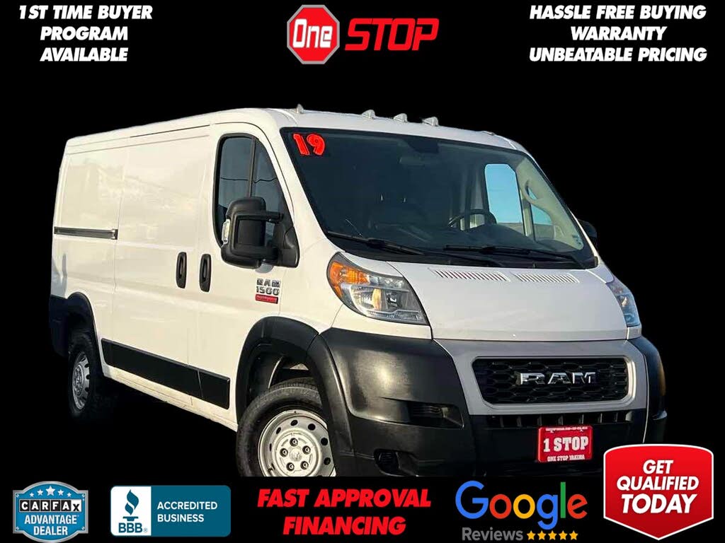 2019 RAM ProMaster 1500 136 Low Roof Cargo Van FWD