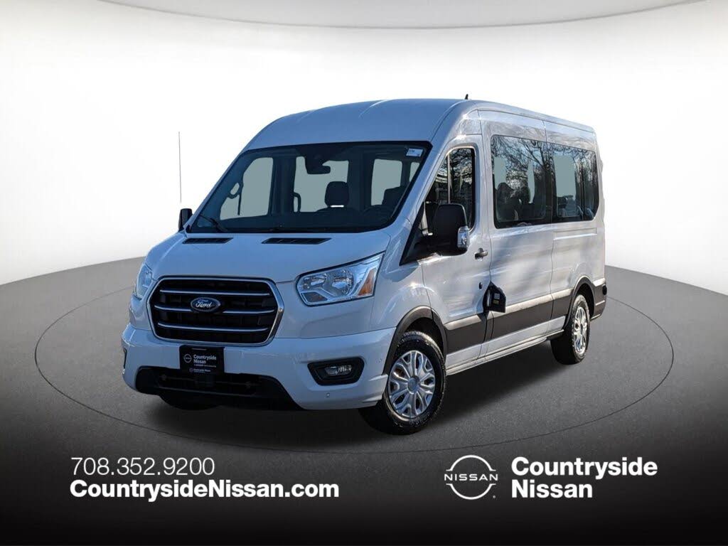 2020 Ford Transit Passenger 350 XLT Medium Roof LWB RWD with Sliding Passenger-Side Door