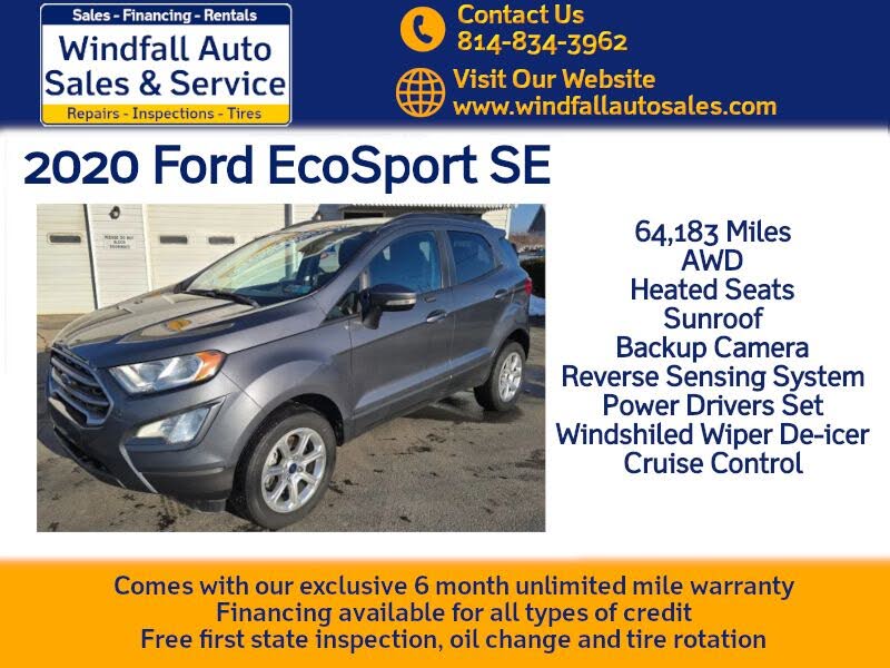 2020 Ford EcoSport SE AWD