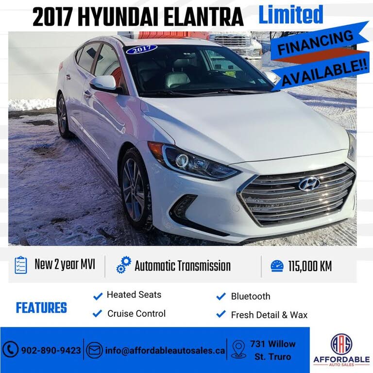 2017 Hyundai Elantra Limited FWD