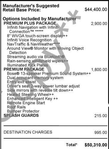 2016 INFINITI QX60 AWD