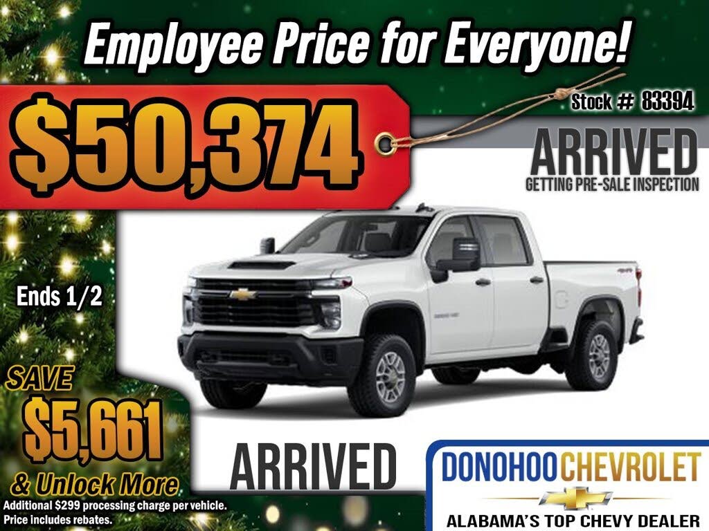 2026 Chevrolet Silverado 2500HD Work Truck Crew Cab 4WD