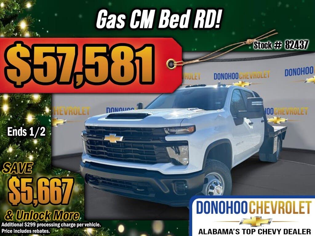 2026 Chevrolet Silverado 3500HD Chassis Work Truck Crew Cab 4WD