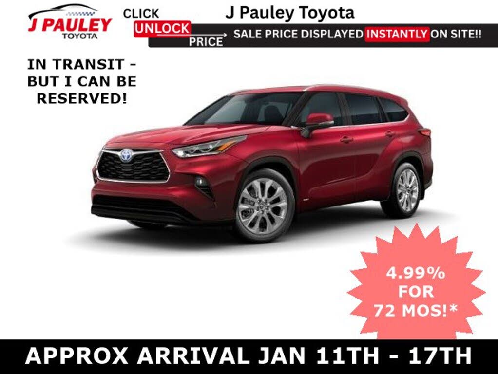2026 Toyota Highlander Hybrid Limited AWD
