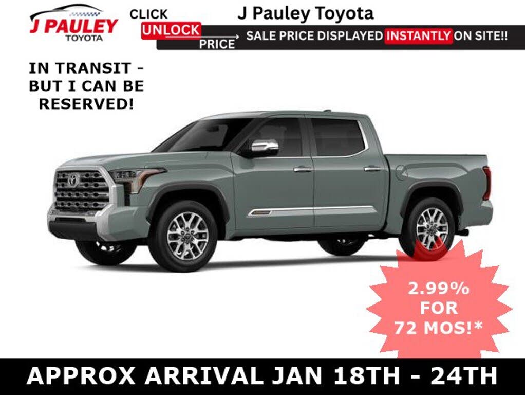 2026 Toyota Tundra 1794 Edition CrewMax Cab 4WD