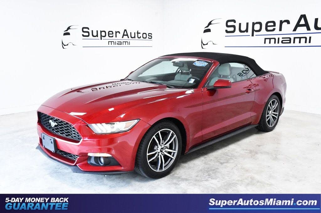 2016 Ford Mustang EcoBoost Premium Convertible RWD