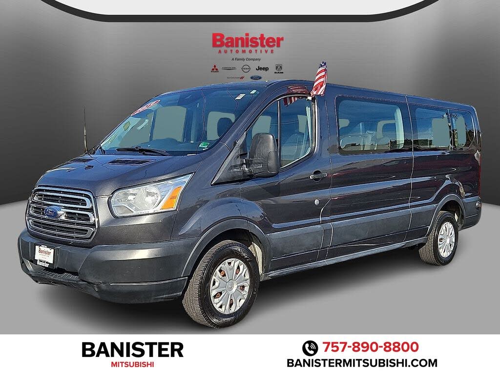 2019 Ford Transit Passenger 350 XLT Low Roof LWB RWD with 60/40 Passenger-Side Doors