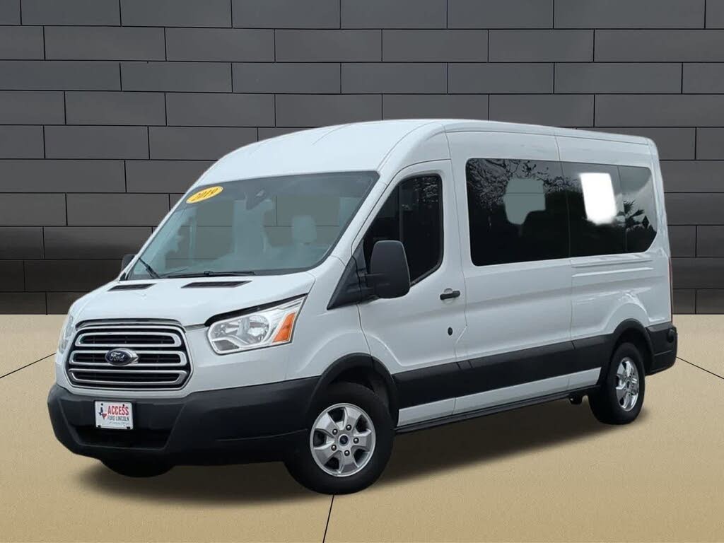 2019 Ford Transit Passenger 350 XLT Medium Roof LWB RWD with Sliding Passenger-Side Door