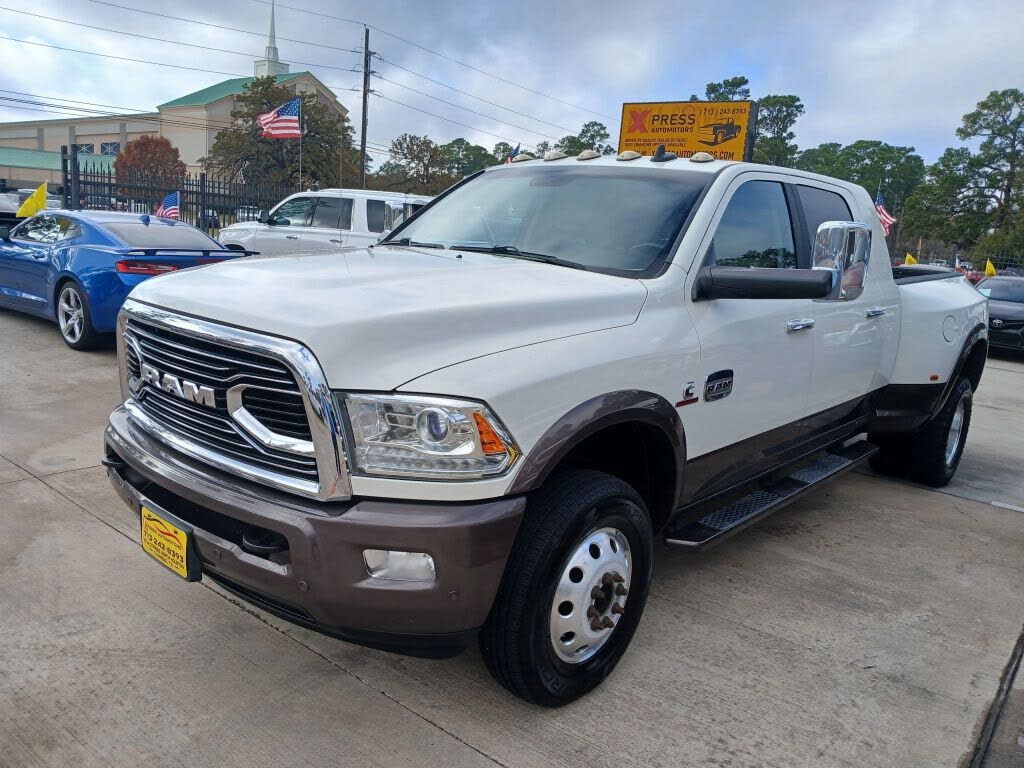 2018 RAM 3500 Laramie Longhorn Mega Cab DRW 4WD