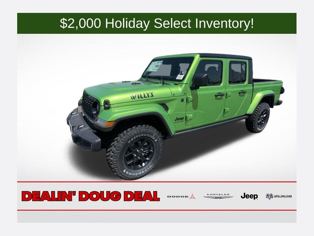 2025 Jeep Gladiator Willys Crew Cab 4WD