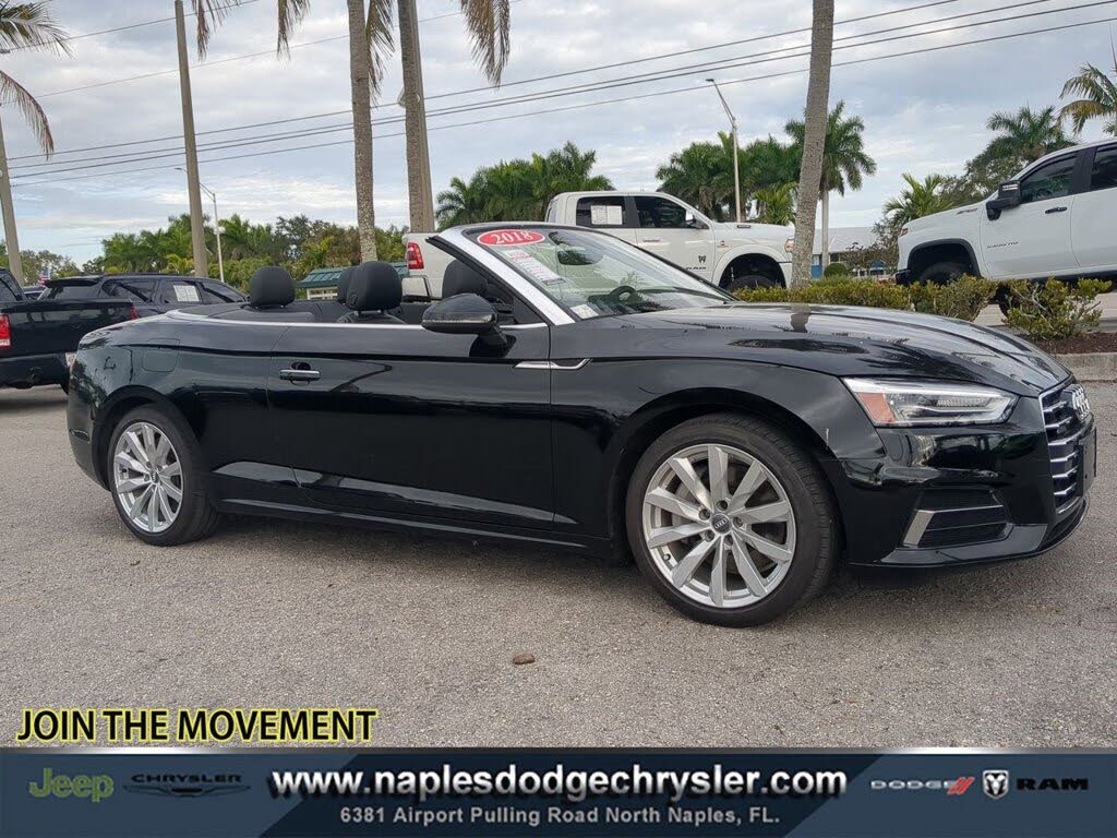 2018 Audi A5 2.0T quattro Premium Cabriolet AWD