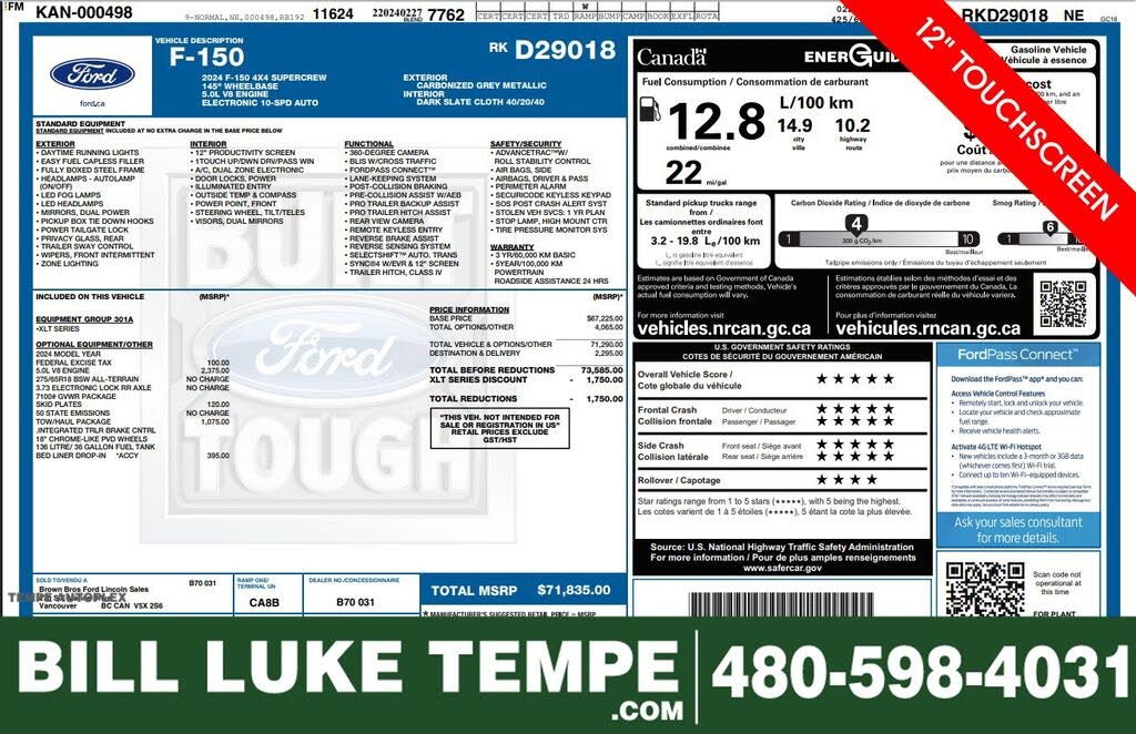 2024 Ford F-150 XLT SuperCrew 4WD