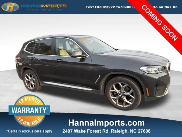 2023 BMW X3 sDrive30i RWD
