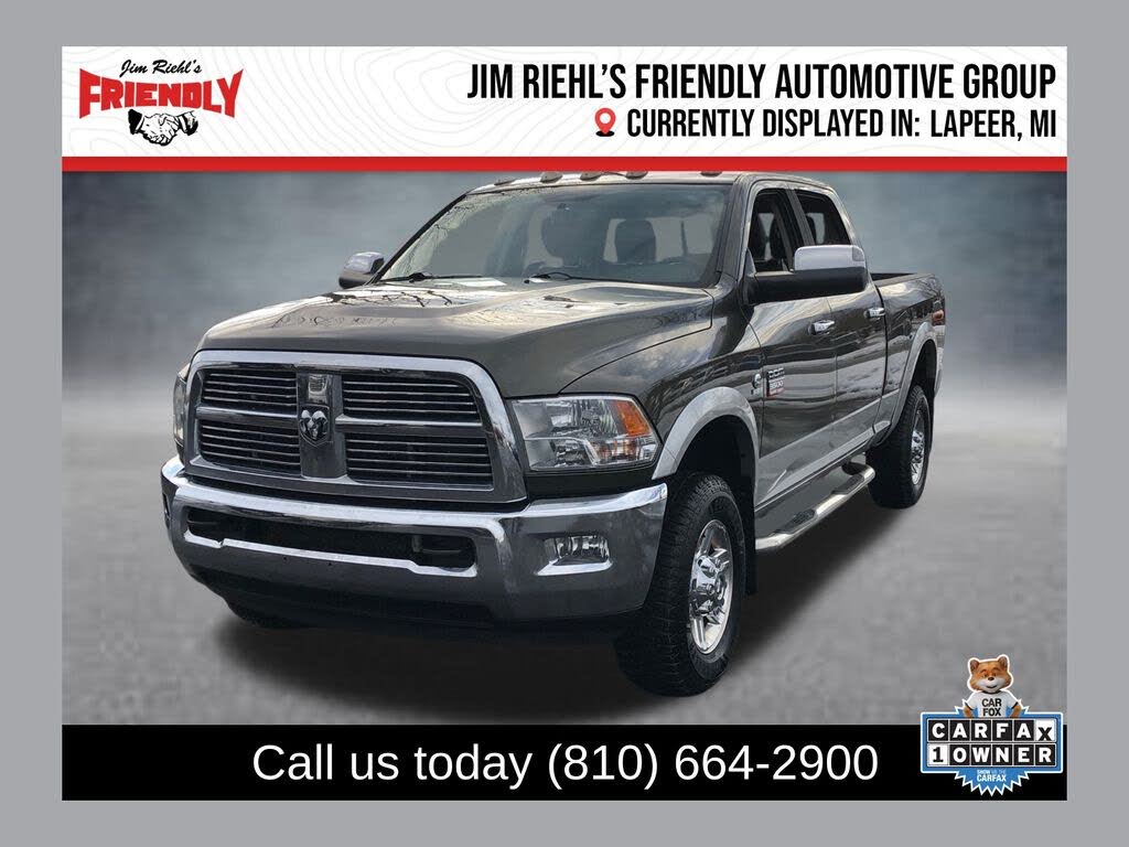 2012 RAM 3500 Laramie Longhorn Crew Cab 8 ft. Bed 4WD
