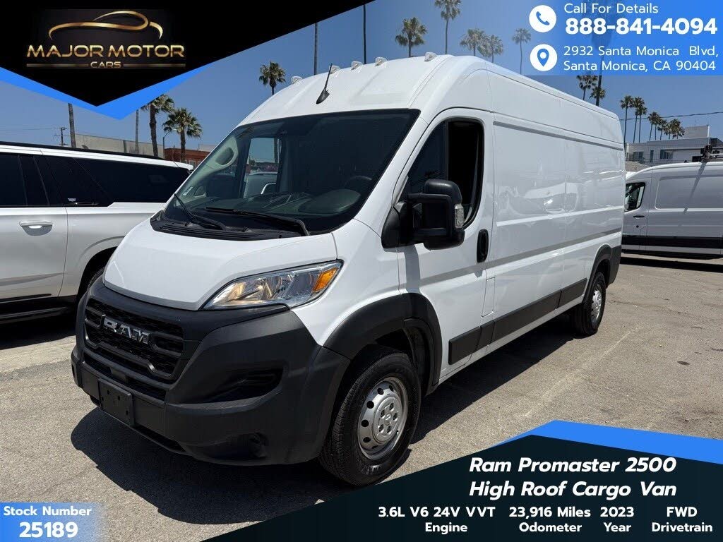 2023 RAM ProMaster 2500 159 High Roof Cargo Van FWD