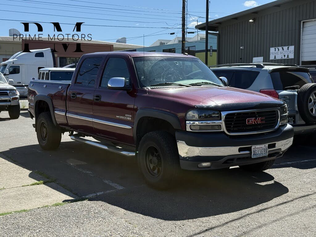 2002 GMC Sierra 2500HD 4 Dr SLE 4WD Crew Cab SB HD