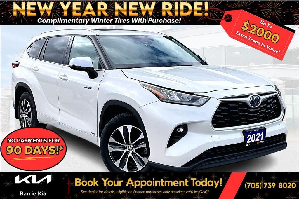 2021 Toyota Highlander Hybrid XLE AWD