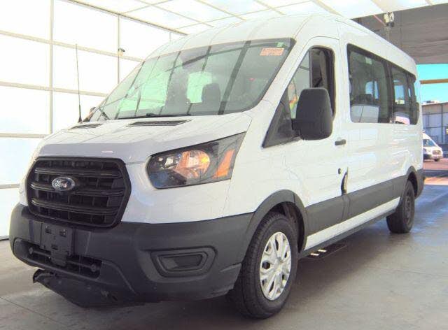 2020 Ford Transit Passenger 350 XL Medium Roof LWB RWD with Sliding Passenger-Side Door