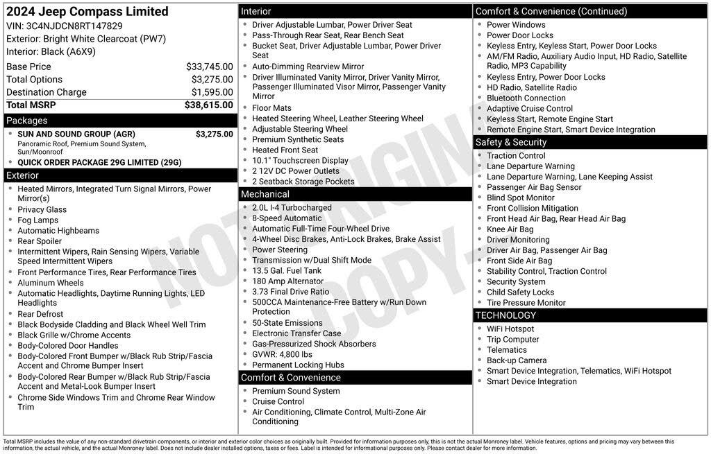 2024 Jeep Compass Limited 4WD