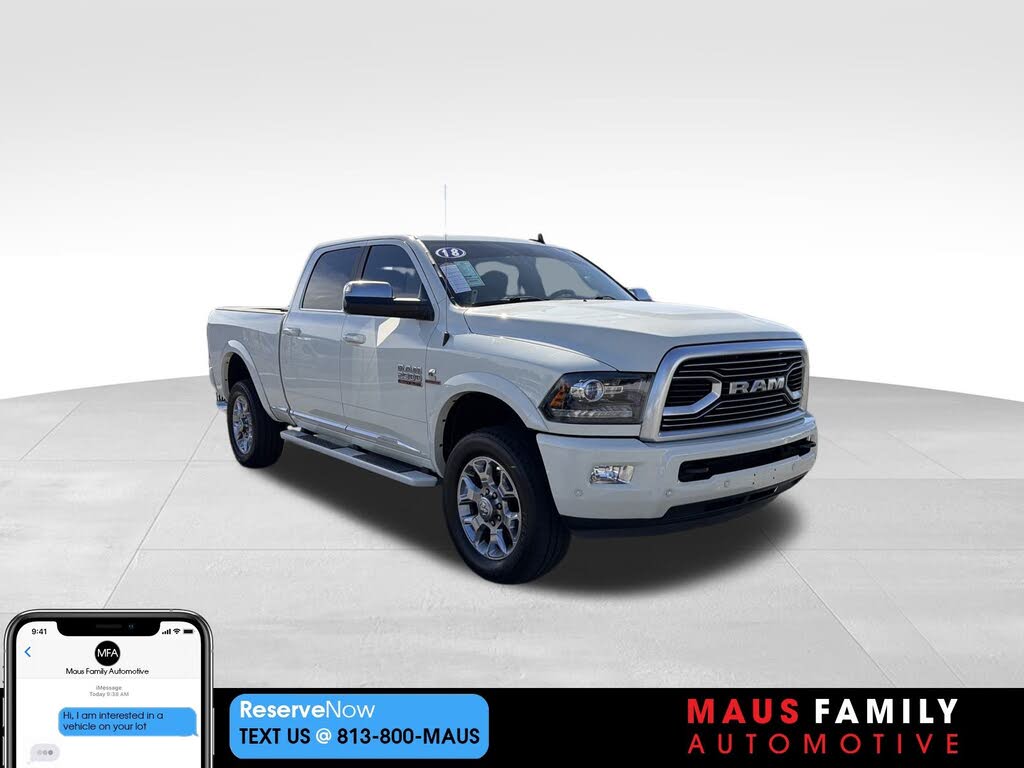 2018 RAM 2500 Laramie Limited Crew Cab 4WD