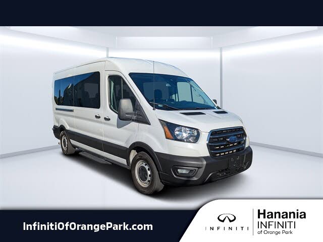 2020 Ford Transit Passenger 350 XL Medium Roof LWB RWD with Sliding Passenger-Side Door