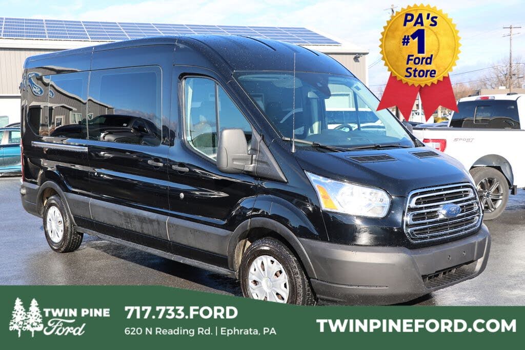 2019 Ford Transit Passenger 350 XLT Medium Roof LWB RWD with Sliding Passenger-Side Door