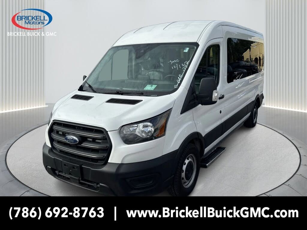 2020 Ford Transit Passenger 350 XL Medium Roof LWB RWD with Sliding Passenger-Side Door