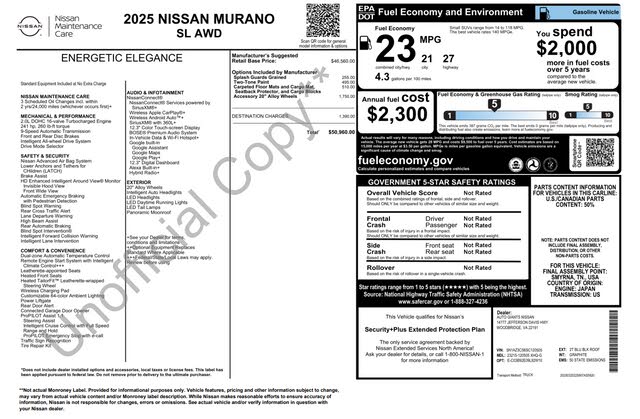 2025 Nissan Murano SL AWD