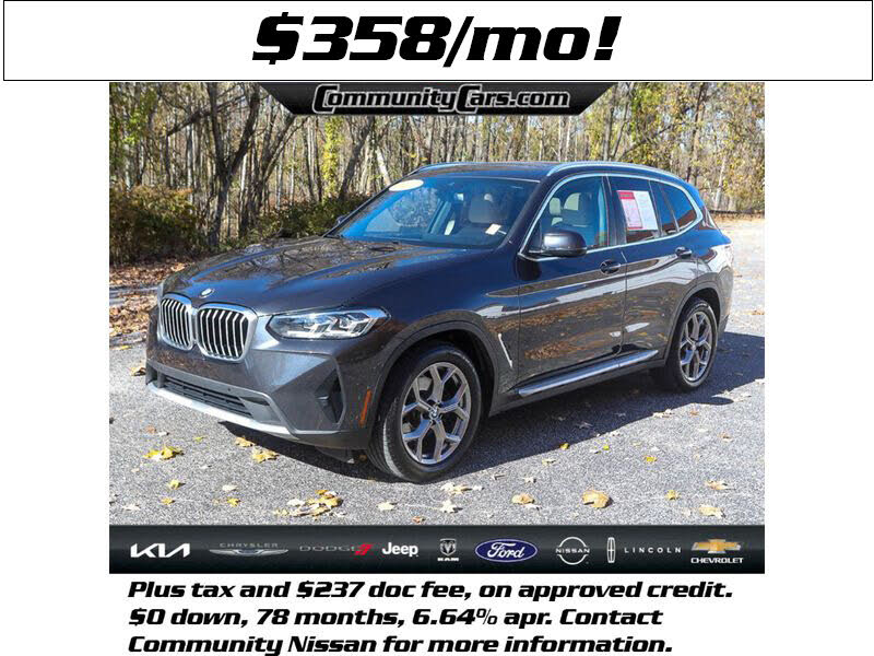 2022 BMW X3 sDrive30i RWD