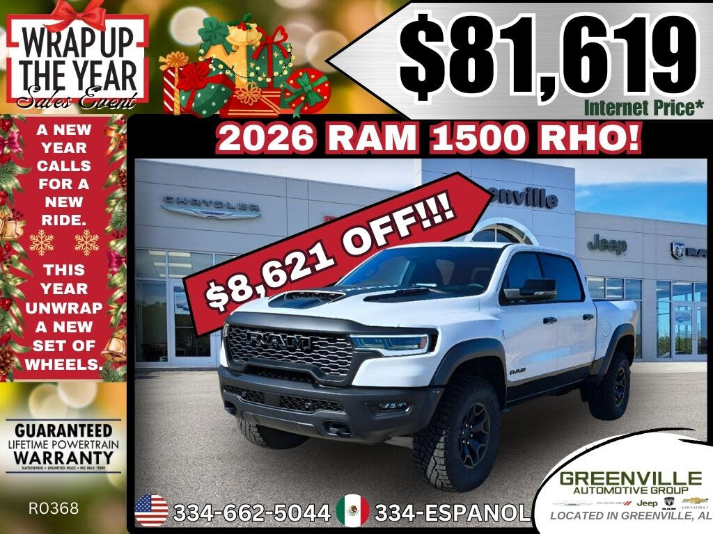 2026 RAM 1500 RHO Crew Cab AWD