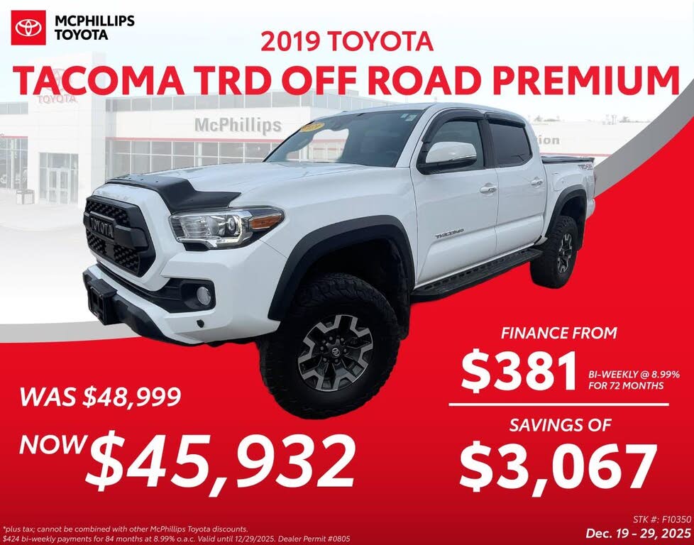 2019 Toyota Tacoma TRD Off Road Double Cab 4WD