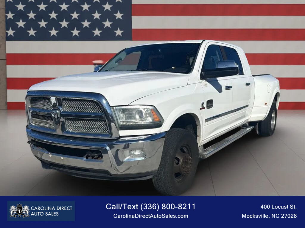 2014 RAM 3500 Laramie Longhorn Mega Cab DRW 4WD
