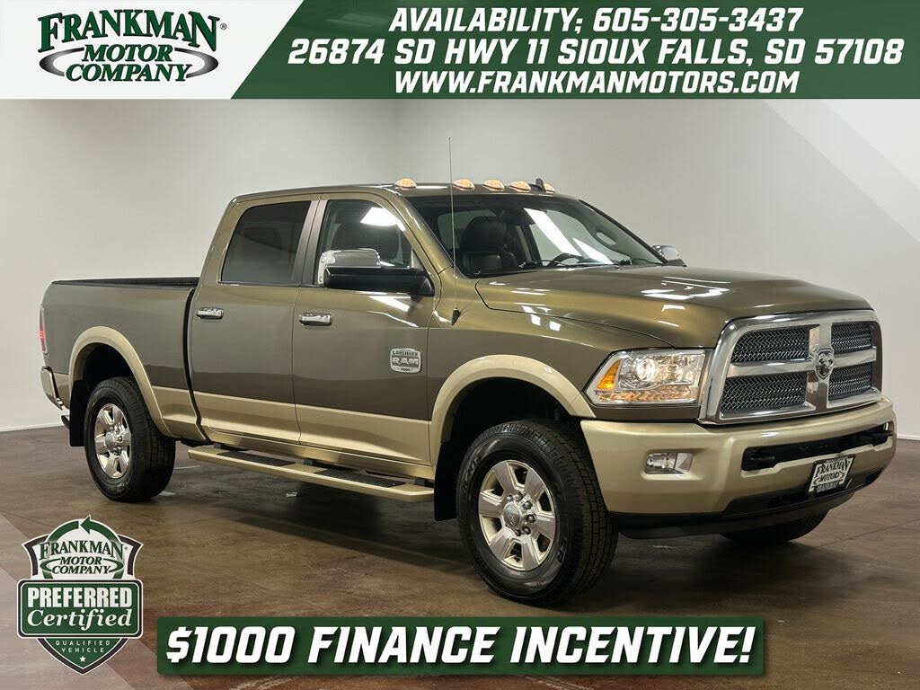 2015 RAM 3500 Laramie Longhorn Crew Cab 4WD