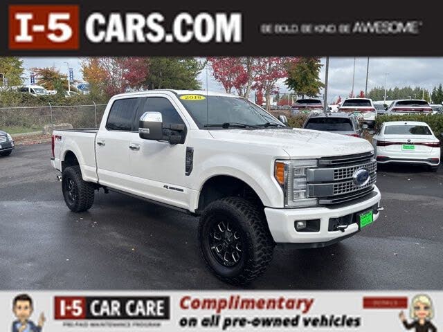 2018 Ford F-350 Super Duty Platinum Crew Cab 4WD