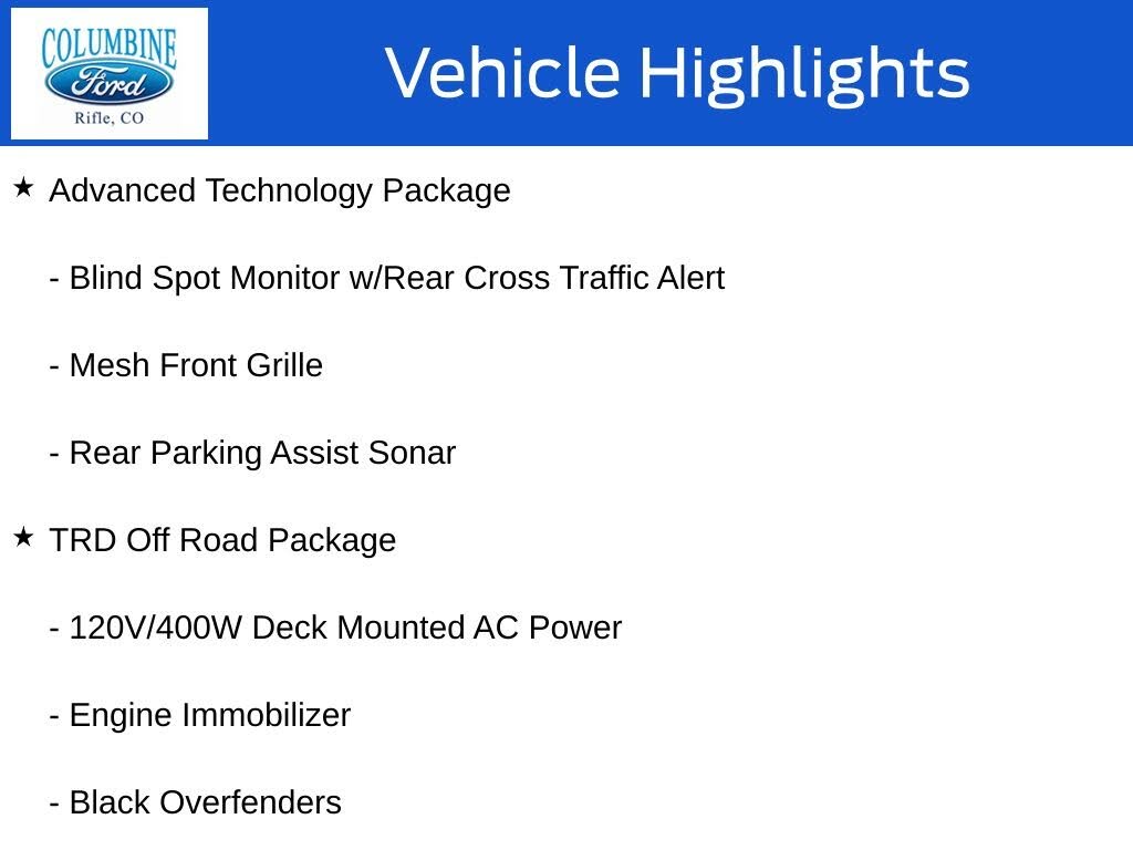 2020 Toyota Tacoma TRD Off Road Double Cab 4WD