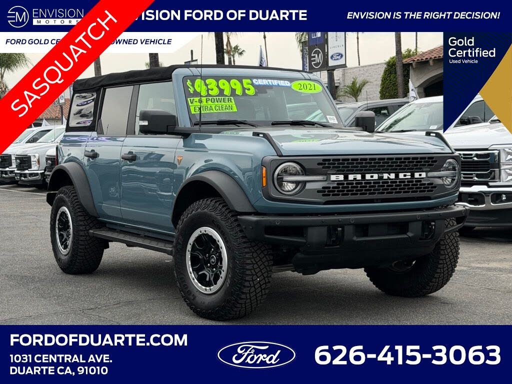 2021 Ford Bronco Badlands Advanced 4-Door 4WD