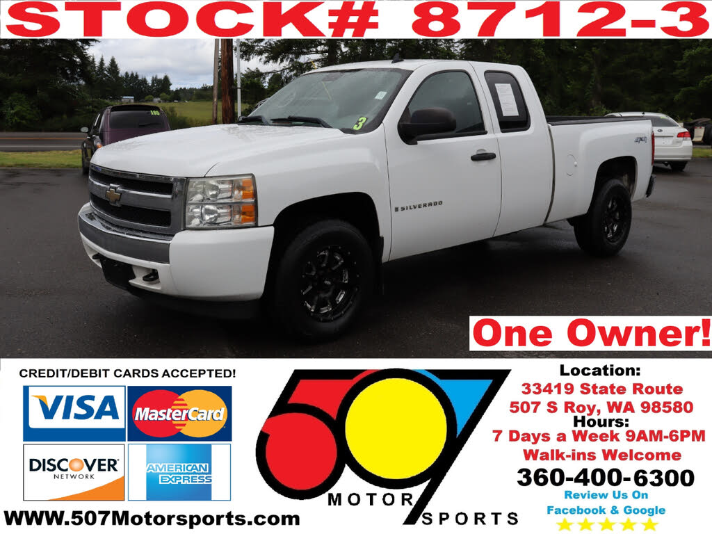 2008 Chevrolet Silverado 1500 Work Truck Extended Cab 4WD