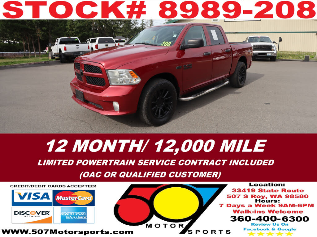 2013 RAM 1500 Tradesman Crew Cab 4WD