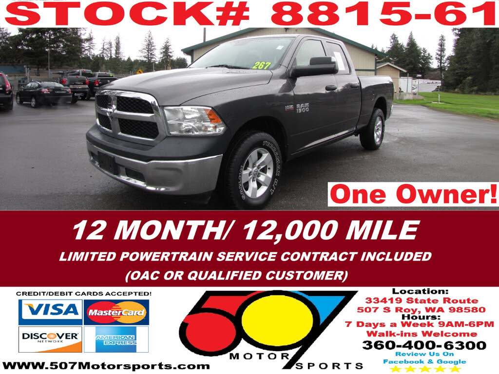 2017 RAM 1500 ST Quad Cab 4WD